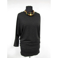 Tunika dla puszystej - kimono ze złotą nitką