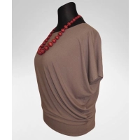 Luźna bluzka dla puszystej - tuszująca boczki