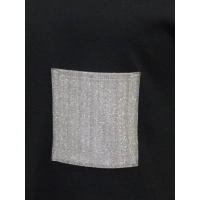 Tunika dresowa z golfem i ozdobną kieszonką