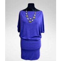 Sukienka Dajana - maxi tunika kimono krótki rękaw