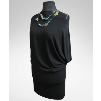 Sukienka Dajana - maxi tunika kimono krótki rękaw