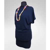 Sukienka Dajana - maxi tunika kimono krótki rękaw