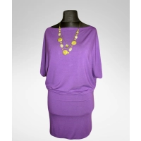 Sukienka Dajana - maxi tunika kimono krótki rękaw