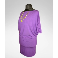 Sukienka Dajana - maxi tunika kimono krótki rękaw