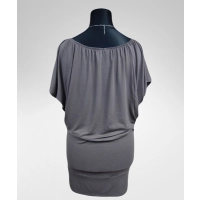 Sukienka Daniela - nietoperz z marszczonym dekoltem