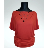 Tunika Nelly XXL kimono z marszczeniem na biodrach