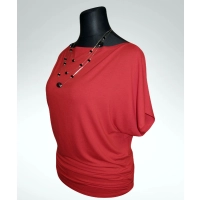 Tunika Nelly XXL kimono z marszczeniem na biodrach