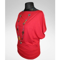 Tunika Nelly - kimono z marszczeniami na biodrach