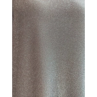 Wieczorowa tunika błyszcząca brokatem beżowa - luźny fason