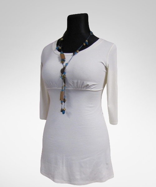 Tunika Betty trapezowa do leginsów XXL ecru