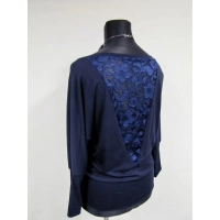 Bluzka Adelle XXL kimono z koronką na plecach