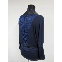 Bluzka Adelle XXL kimono z koronką na plecach