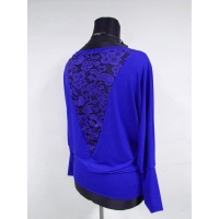 Bluzka Adelle XXL kimono z koronką na plecach