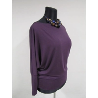 Bluzka Adelle - kimono z kwiatową koronką z tyłu