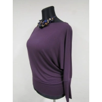 Bluzka Adelle - kimono z kwiatową koronką z tyłu