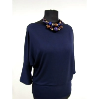 Bluzeczka kimono z rękawem zakończonym falbanką