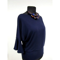 Bluzeczka kimono z rękawem zakończonym falbanką