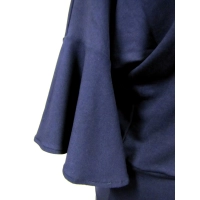 Bluzeczka kimono z rękawem zakończonym falbanką