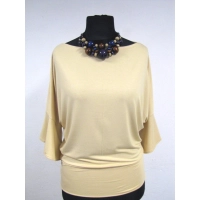 Bluzeczka kimono z rękawem zakończonym falbanką