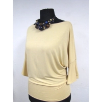 Bluzeczka kimono z rękawem zakończonym falbanką