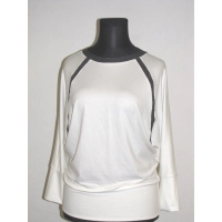 Bluzka Agnes - nietoperz z błyszczącymi lamówkami