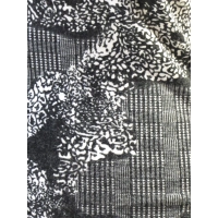 Sukienka ołówkowa z ciepłej dzianiny szaro/czarna