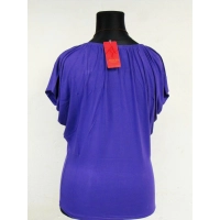 Bluzka Cindy dla kobiety z dużym biustem - niebieska