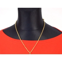 Bluzeczka kimono z marszczonym rękawem 3/4 - czerwona