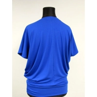 Bluzka Sonia z małym dekoltem i ściągaczem na dole