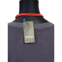 Bluzka kimono z brokatowymi wstawkami i ściągaczem