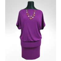 Sukienka Dajana - maxi tunika kimono krótki rękaw