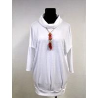 Tunika Agatha dresowa - sweter w stylu oversize