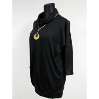 Tunika Agatha dresowa - sweter w stylu oversize